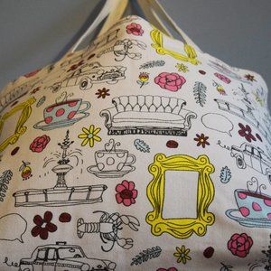 I'LL BE THERE FOR YOU! "FRIENDS" shoulder bag purse tote, canvas